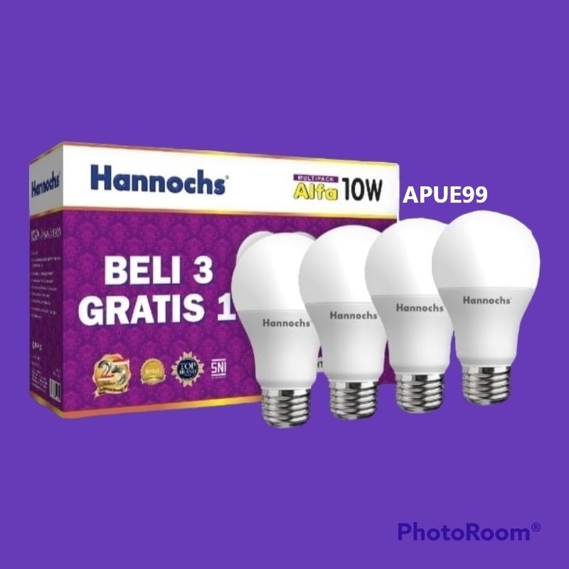 Hannochs - Lampu Led Alfa BELI 3 GRATIS 1 6 Watt, 10 Watt, 13 Watt, 18Watt