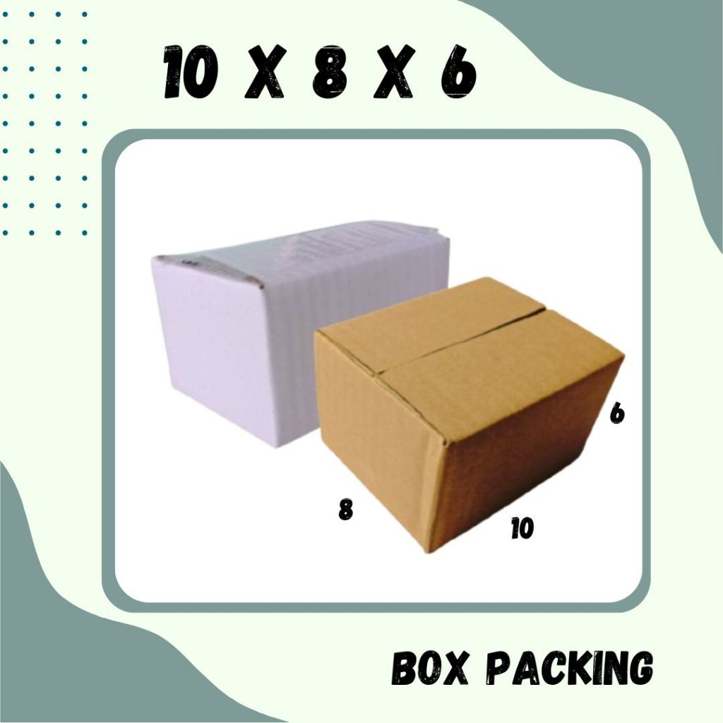 

Box 10x8x6 Kardus A1 Packing Karton Dus Kotak Kemasan Obat Mainan Olshop Souvenir Jamu Sparepart
