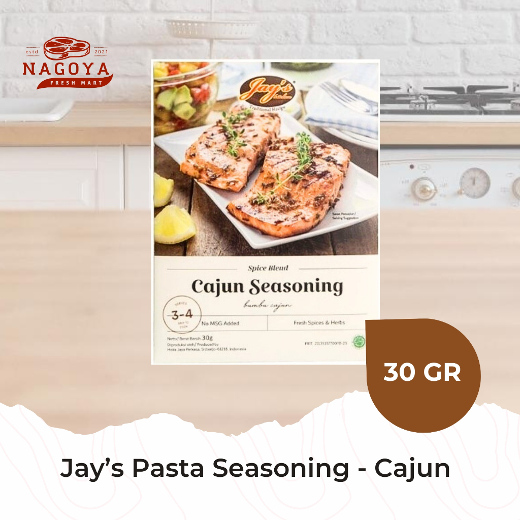 

Jay's Pasta Seasoning - Cajun 30 GR | Grill Master