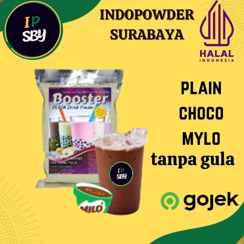 

IDPSBY | PLAIN Bubuk Minuman CHOCO MYLO 1KG | Bubuk CHOCO MYLO PLAIN INDOPOWDER BOOSTER TANPA GULA