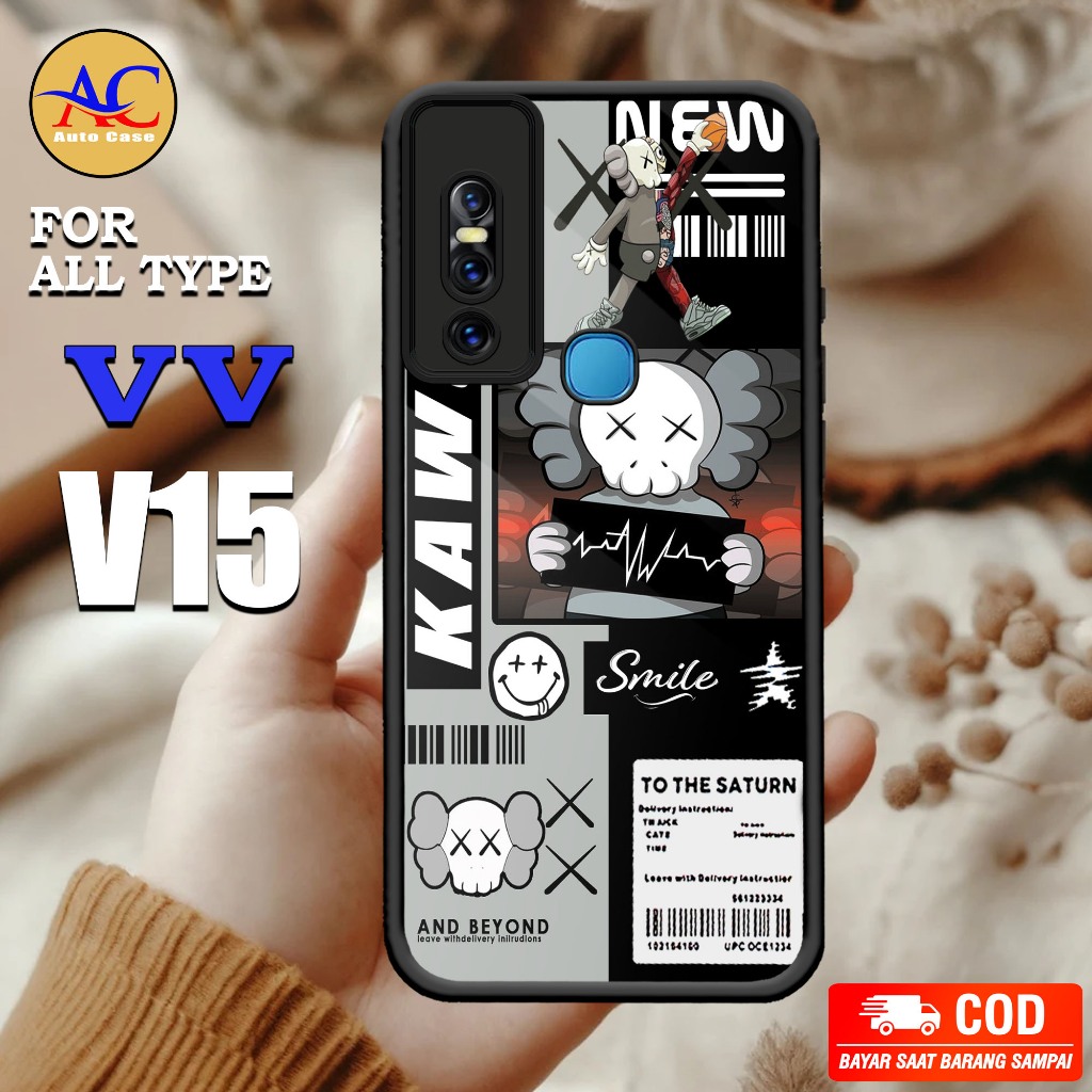 Case VIVO V15 Auto Case Motif [ SML ] Case Hp Glossy Casing Hape Hardcase Case Keren BISA COD