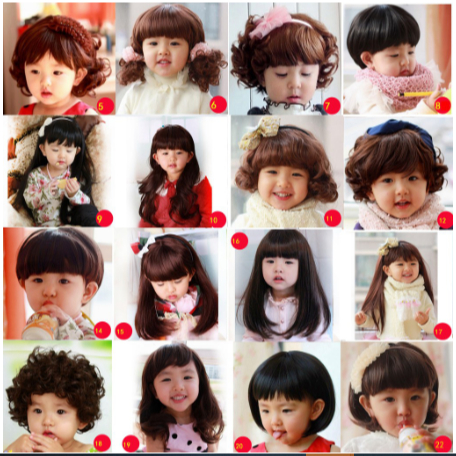Rambut palsu anak, Wig anak, Rambut palsu lucu anak cowok cewek