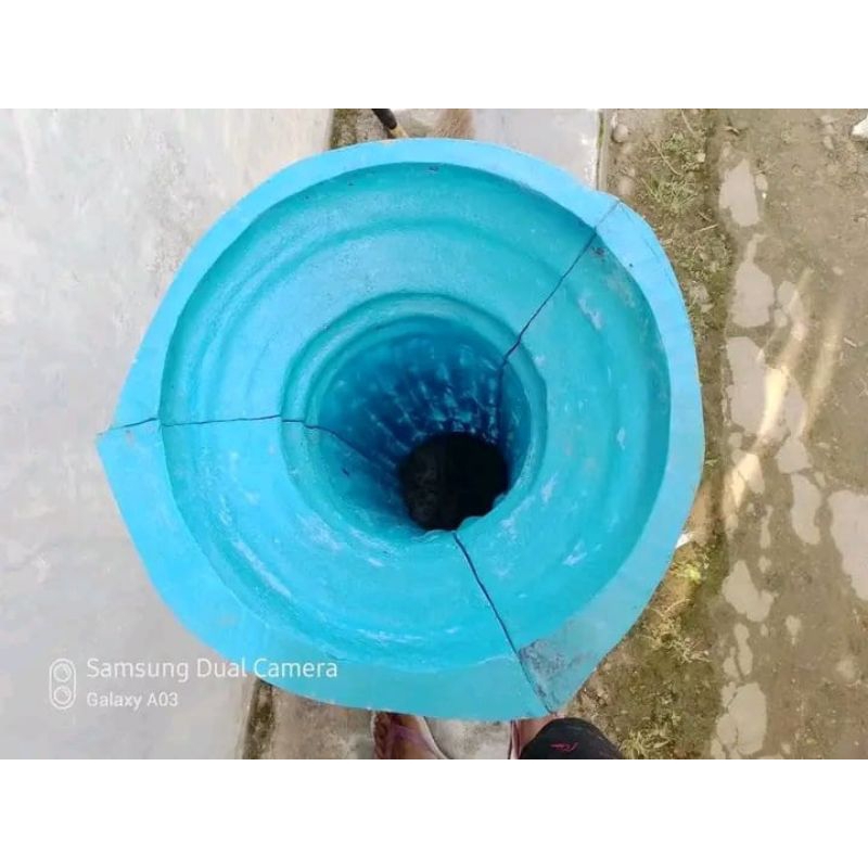 CETAKAN FIBER PILAR BONSAI TINGGI 1 METER