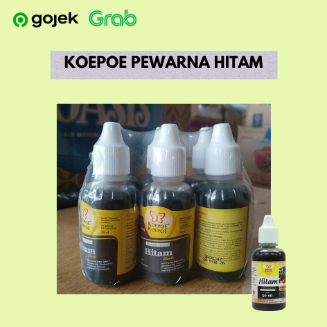 

Koepoe Pewarna Makanan Hitam 30 ML - 6 Pcs