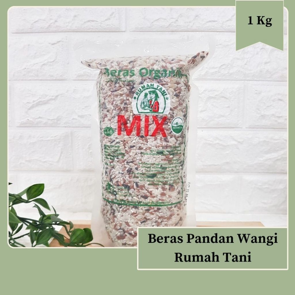 

Beras Organik Mix Rumah Tani 1 kg (Organic Certified) | Warung Shiha