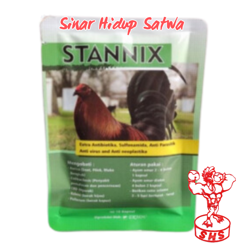Stannix stanix obat ayam mengobati snot ngorok crd muka bengkak