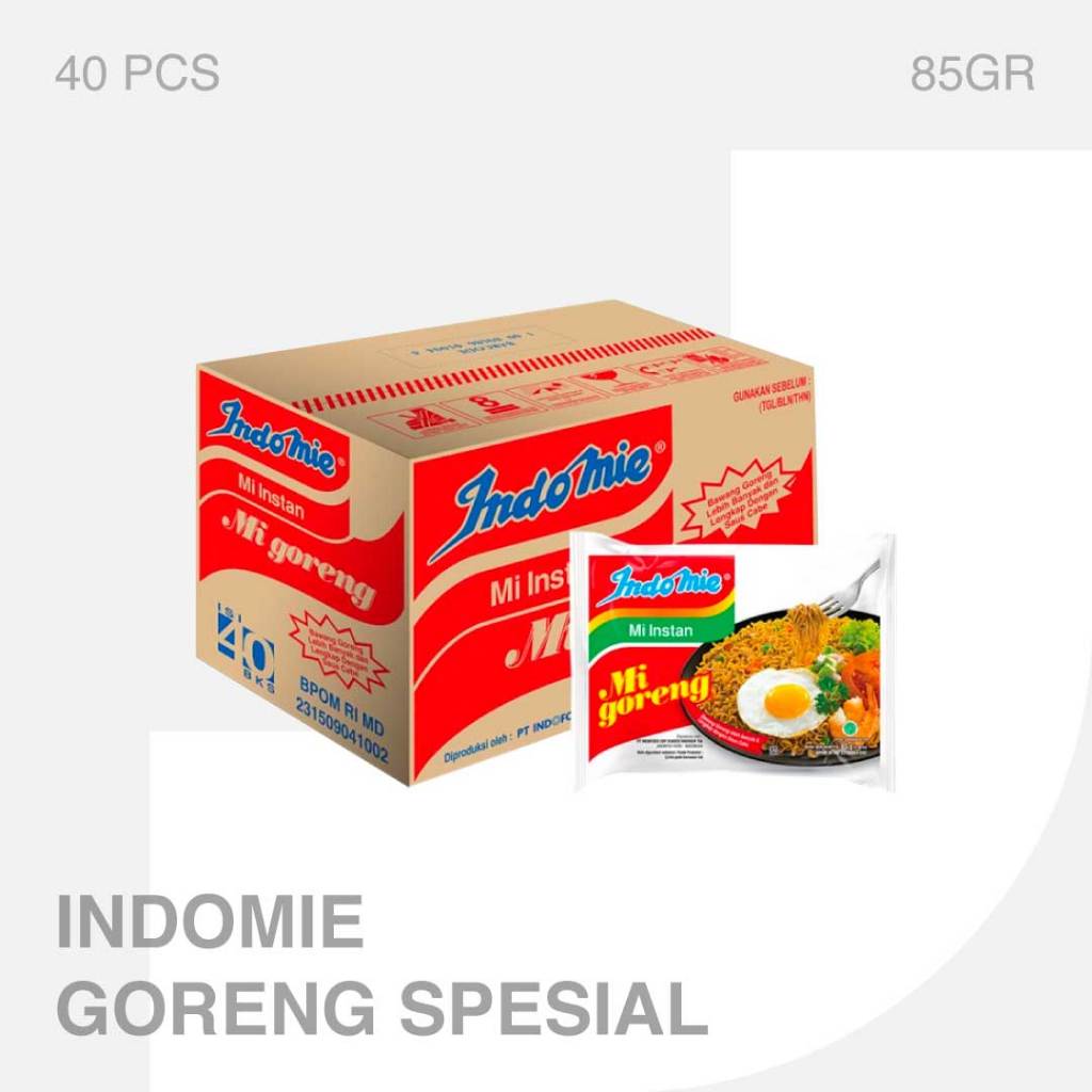 

Indomie Goreng Spesial 1 Dus