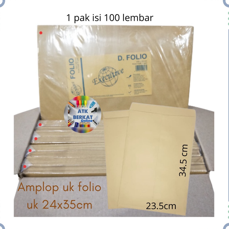 

Amplop Coklat Folio i W7O9
