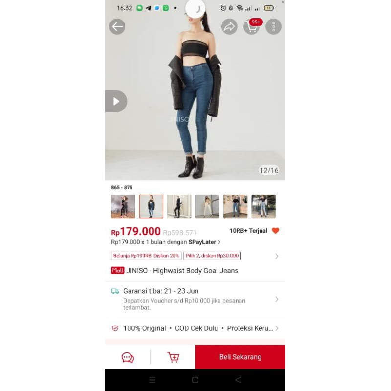 Celana Jiniso Preloved