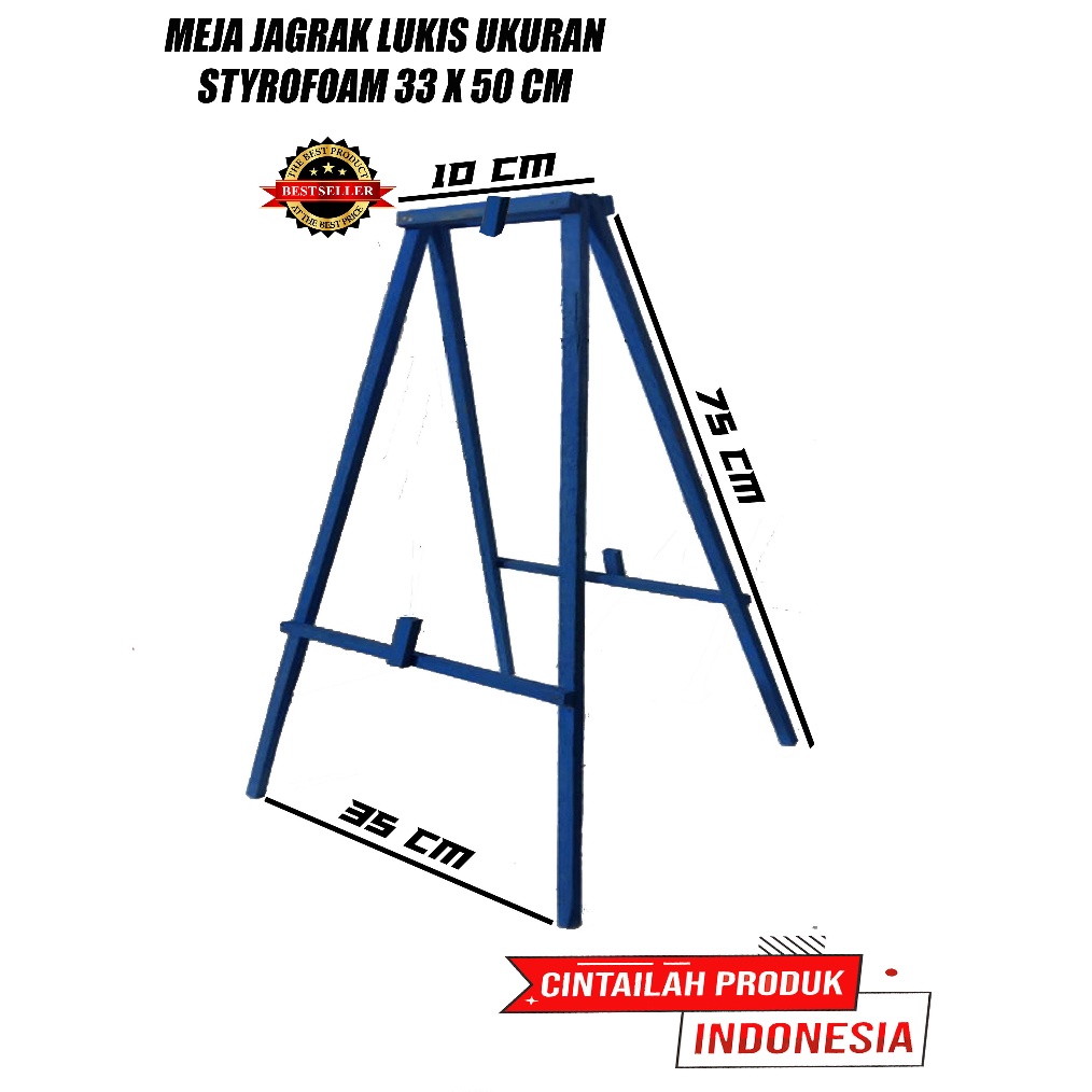 

Meja jagrak lukis jumbo Untuk styrofoam ukuran 33 x 5 l K8M2