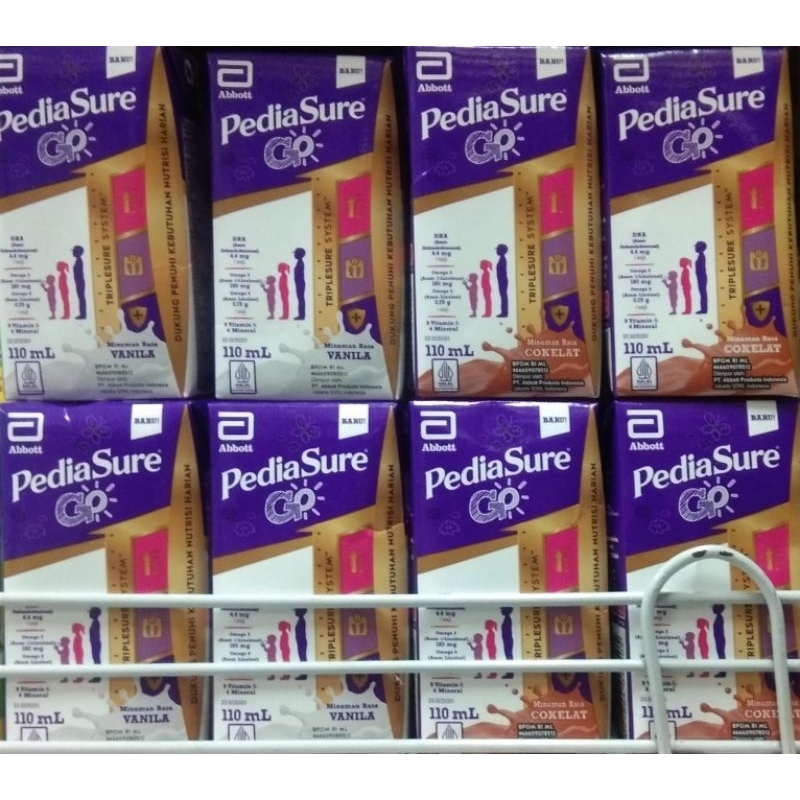 

Pediasure Go UHT Rasa Vanila&Coklat 110ml tetrapack