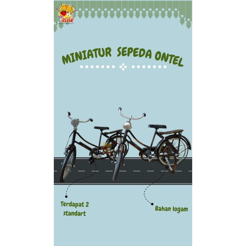 MINIATUR SEPEDA ONTEL