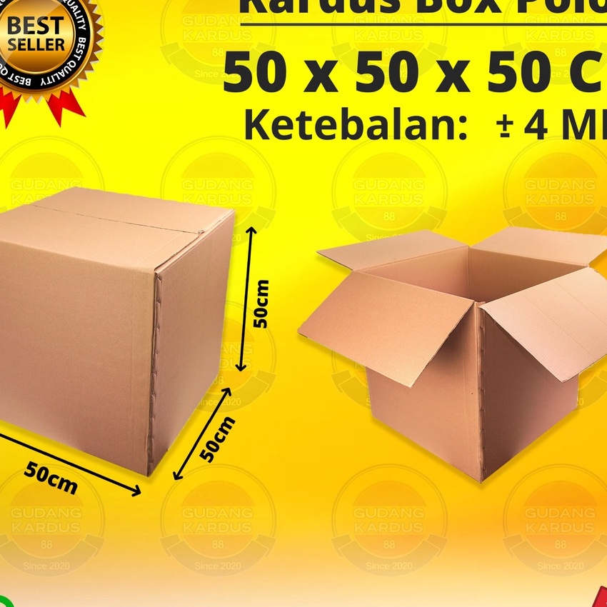 

Unggul Kardus Karton Box Besar 5x5x5 CM Kotak Dus Pindahan Tebal Polos