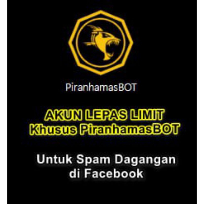 akun Facebook lepas limit cookie piranhamasBOT