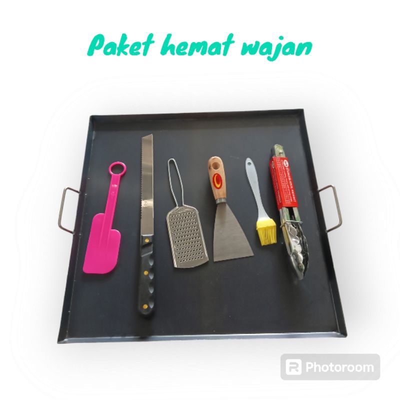 paket hemat wajan kebab/wajan roti bakar/wajan serbaguna