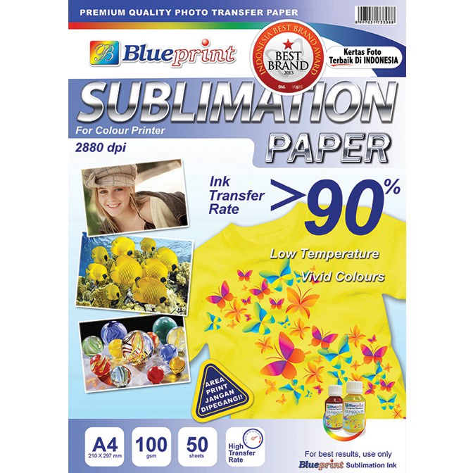 

Wow Blueprint Sublimation Paper Kertas Sublim A4