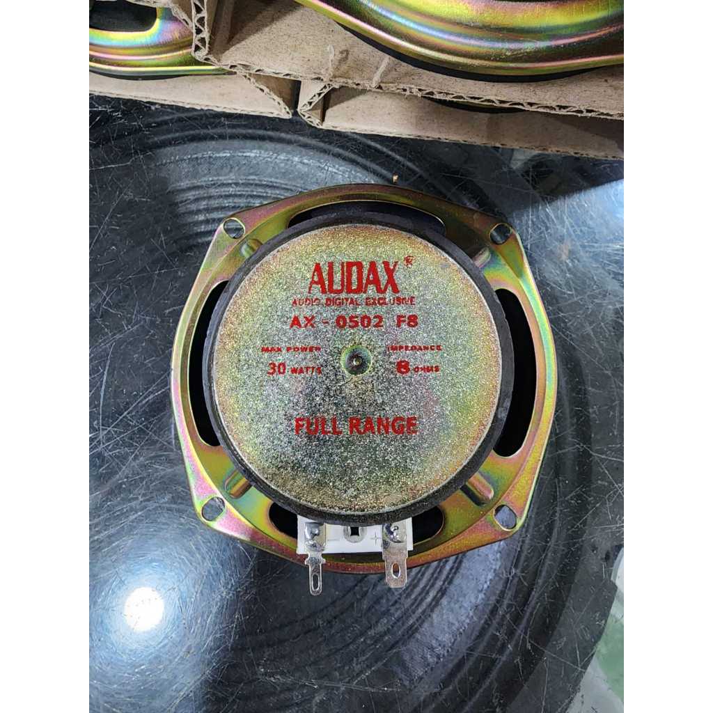 Speaker Colom 5 inch Audax AX 0502 F8 / AX0502 F8 full range 8 ohm