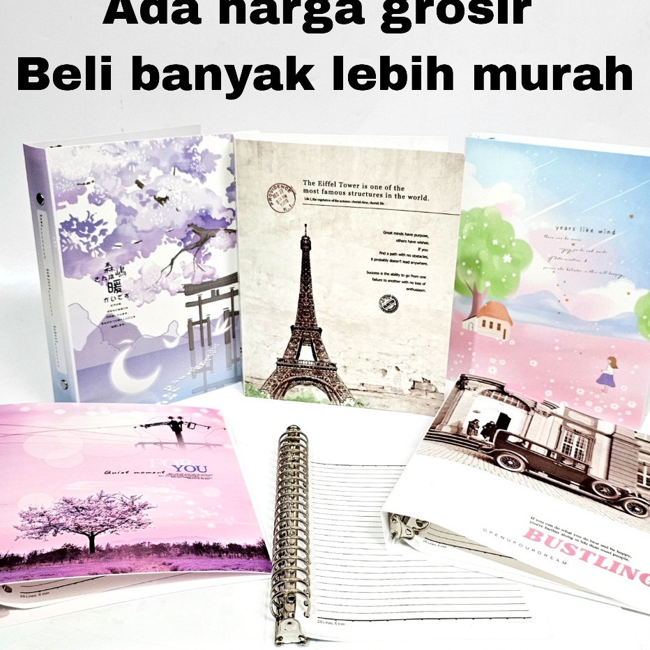 

Terlaris SOS Binder Note WZA5 Printing 77725 Buku Ring Map BinderRing NoteBuku Binder