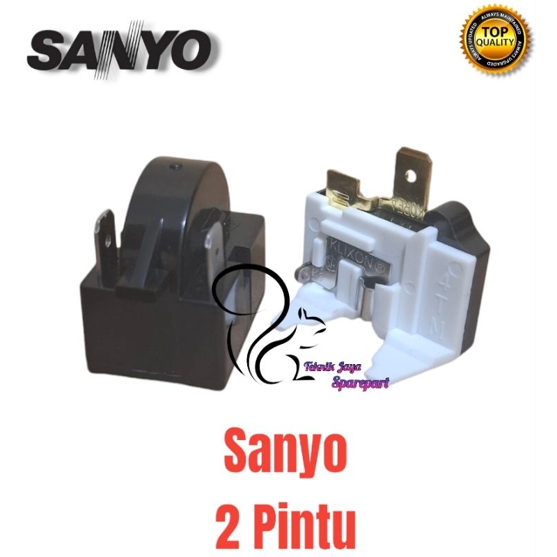 Relay Ptc Overload Kulkas SANYO 2 Pintu