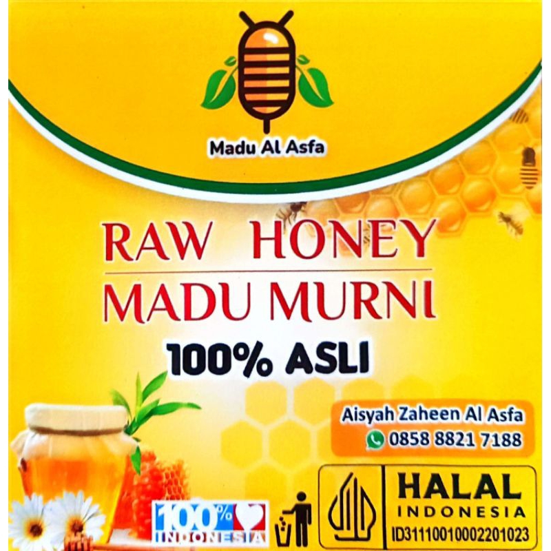 

Madu Murni Asli - Raw Honey 500gr (Manis) Madu Al Asfa