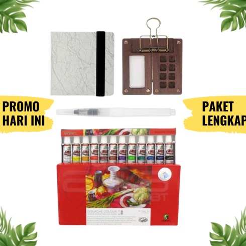 

KODE U1I5 PAKET LENGKAP MINI PALLETE WOODEN MAGNETIC WATERCOLOR