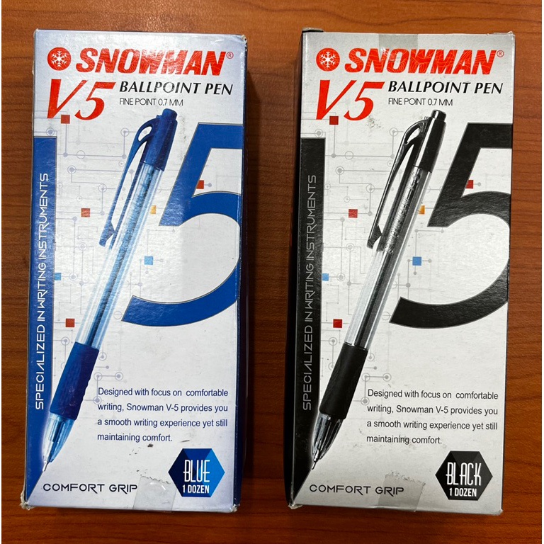 

Pulpen Snowman V5 7 mm 1 Lusin 12 pcs g DL7