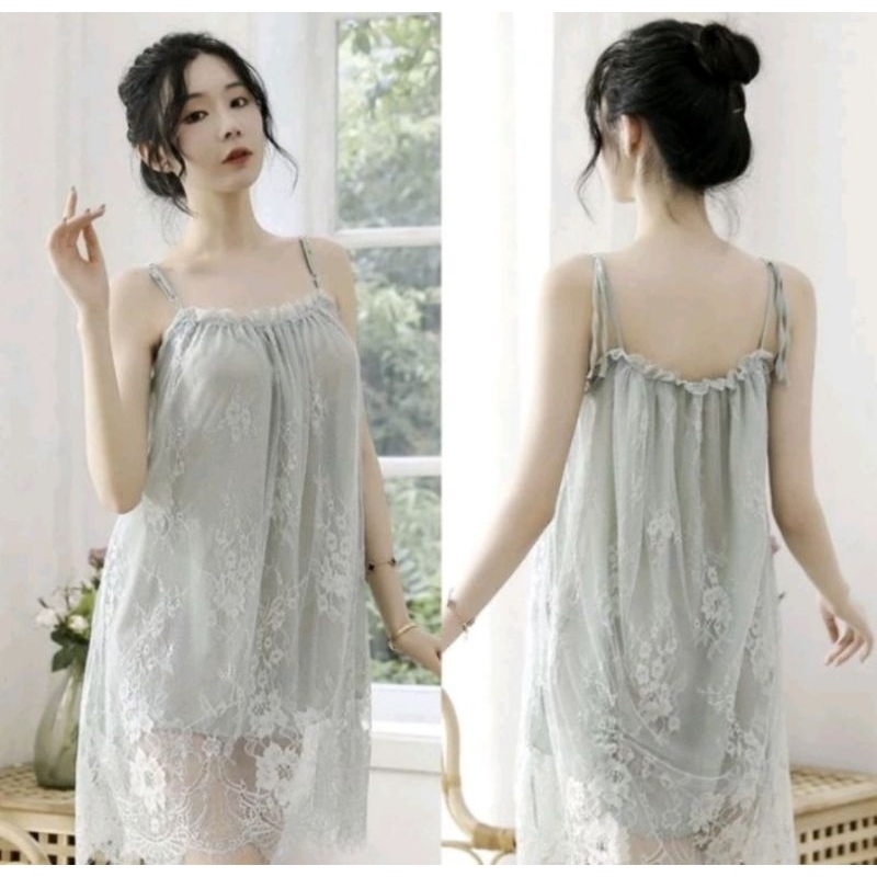❤𝐅𝐚𝐬𝐡𝐢𝐨𝐧 𝐖𝐚𝐧𝐢𝐭𝐚❤ Lingerie Renda Sexi Big size | Daster Sexi | Baju Tidur Sexi