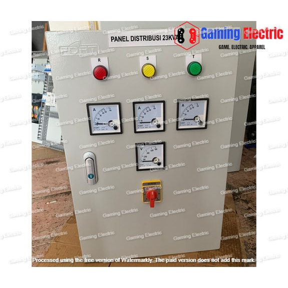 Panel Listrik distribusi 3 phase daya 23 KVA