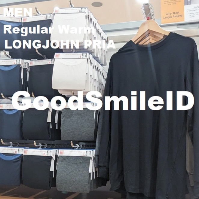 KODE U28V DOUBLE SALE Men HEATTECH TShirt Crew Neck REGULAR WARM Reguler Lengan Panjang Longjohn Pri