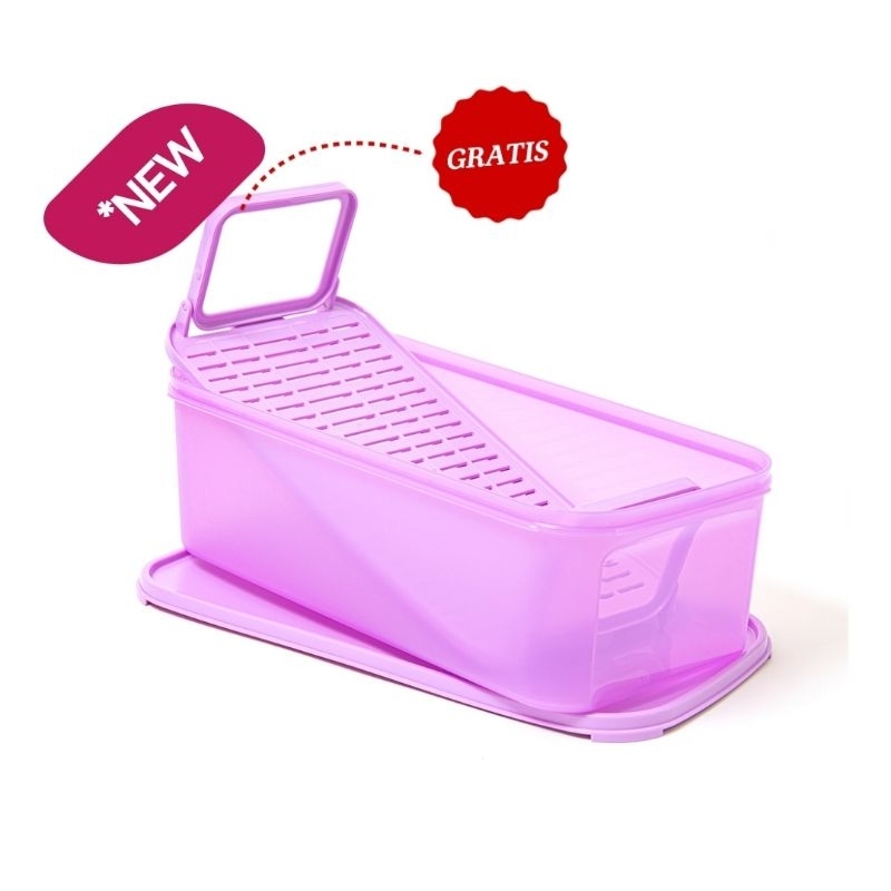 MODULAR CRISPER WITH GRID TUPPERWARE