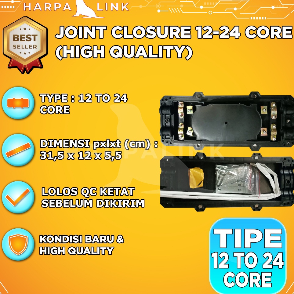 KODE B5H Joint Closure 12 Core To 24 Core  Joint Closure Mini Fiber Optic 12  24 Core  Joint Closure