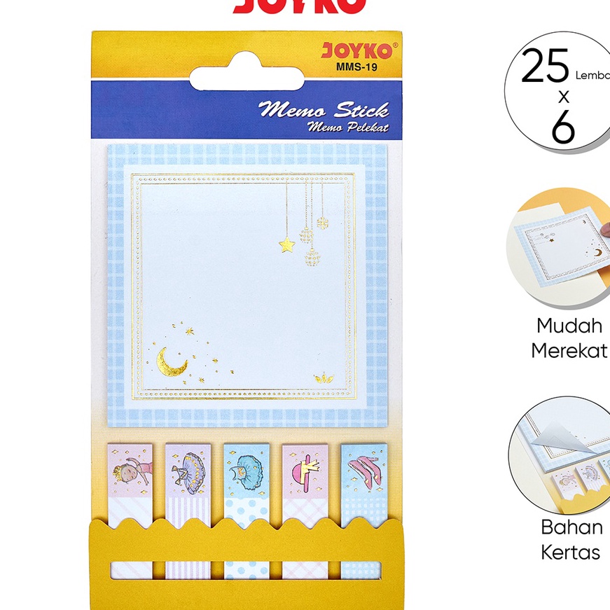 

HJ6 Memo Stick Kertas Memo Tempel Sticky Note Joyko MMS19