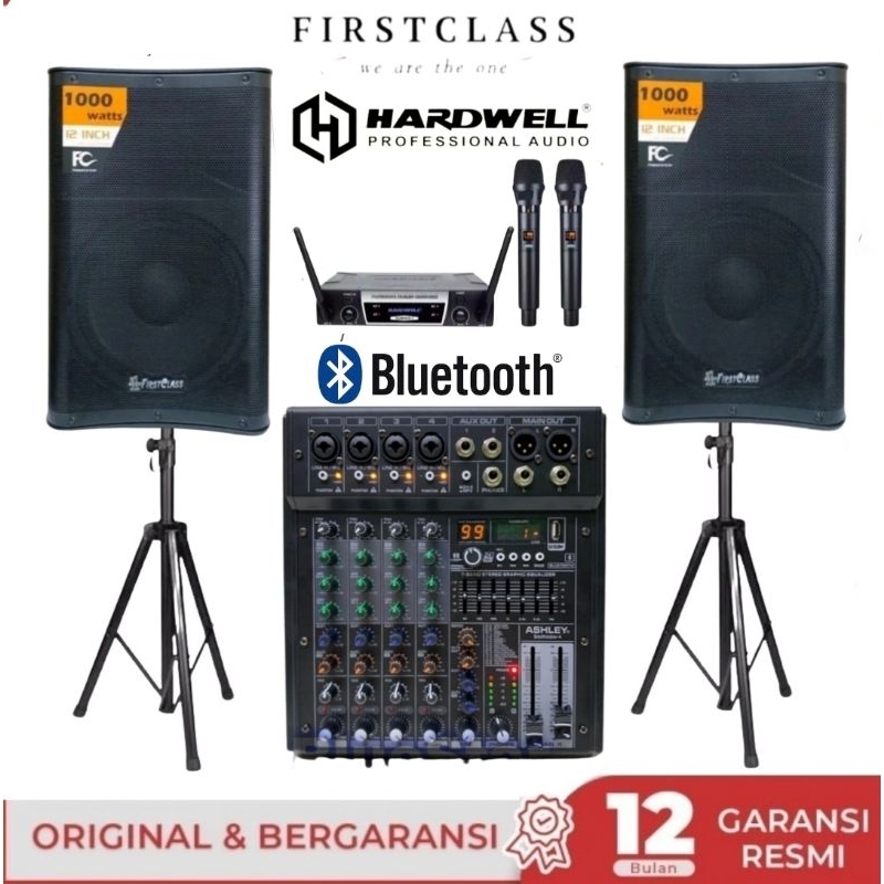 Paket speaker aktif pasif firstclass 12 inch sound system outdoor indoor