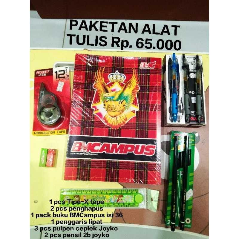 

Paket Murah Paket Alat Tulis Paket 40 55 65 70