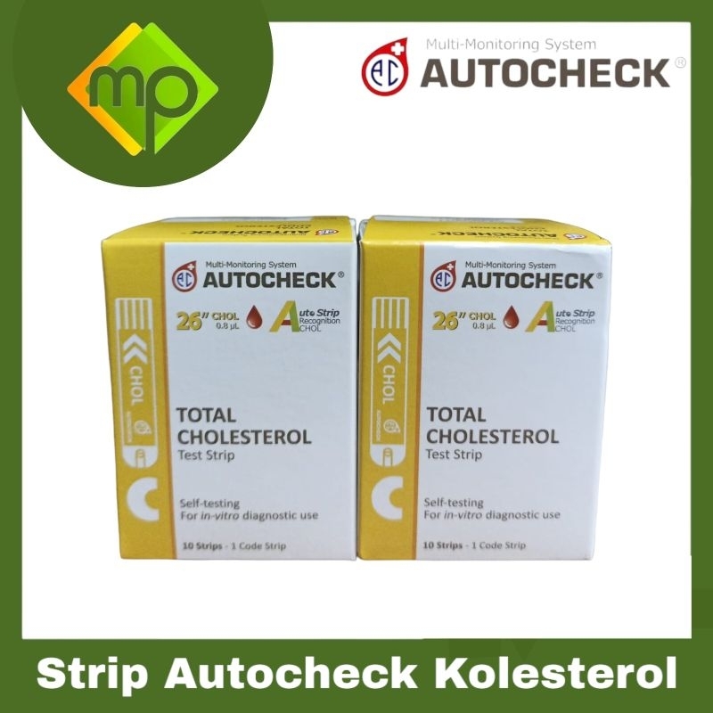 Strip Autocheck Kolesterol  Isi Ulang Kolesterol   Refill Autocheck Kolesterol