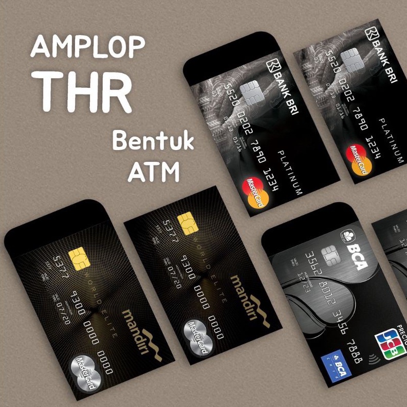 

TOP AMPLOP THR LEBARAN unik motif bank