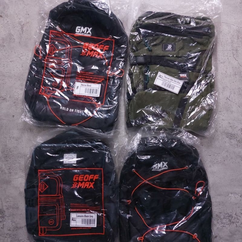 PROMO GEOFF MAX - PATRIC BLACK MOCCA TAS PUNGGUNG BACKPACK