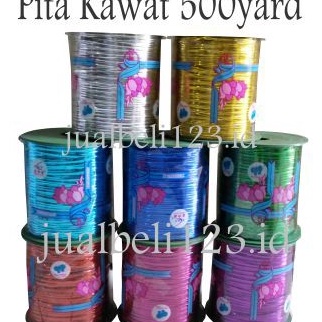

HJ6 Kawat Pita Souvenir Metalik gulungan Besar