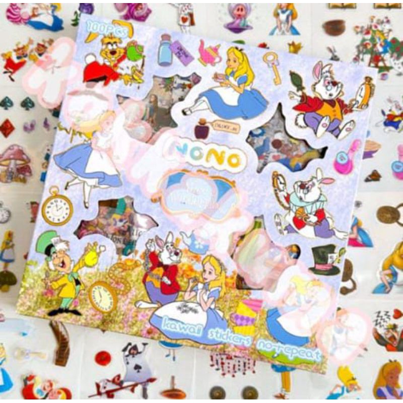 

Alice in wonderland sticker book