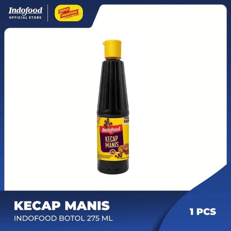 

HR Mart Indofood kecap manis 275ml kecap manis botol