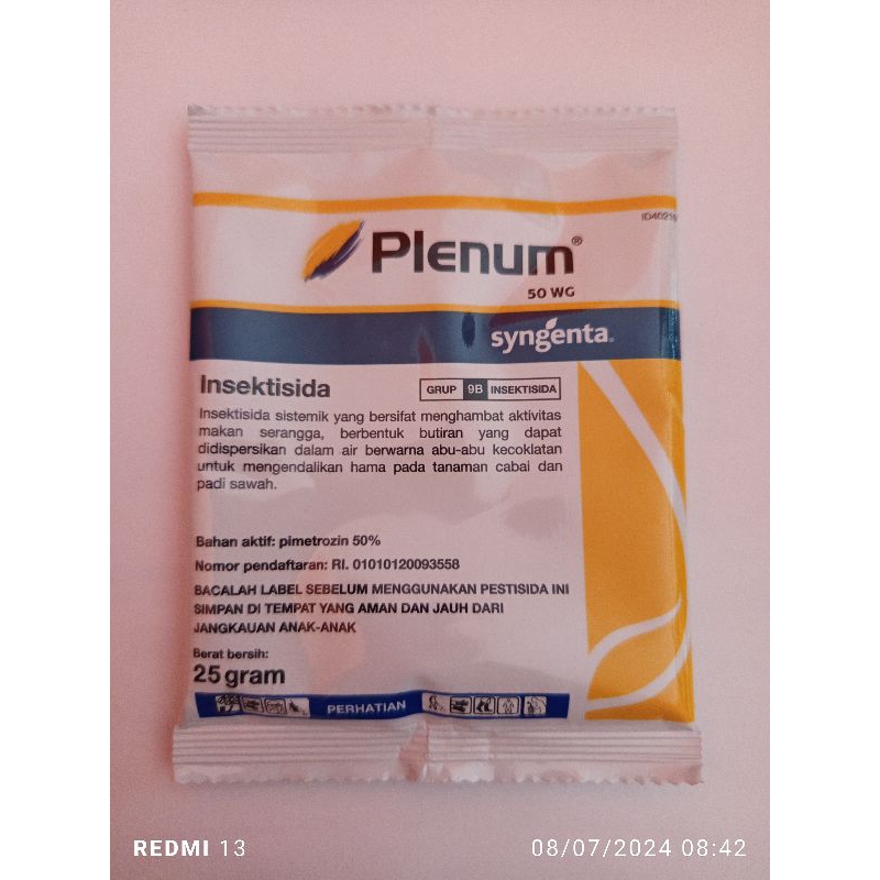 Obat wereng Plenum 50 WG 25gr