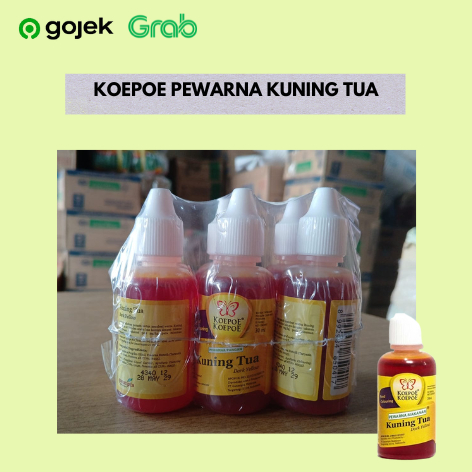 

Koepoe Pewarna Makanan Kuning Tua 30 ML - 6 Pcs