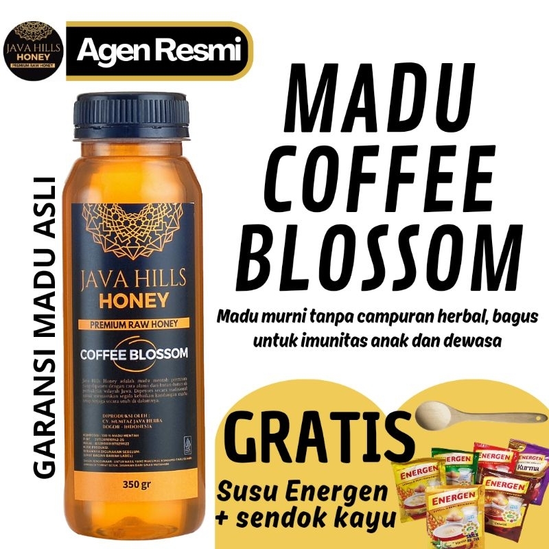 

JAVA HILLS HONEY MADU COFFEE BLOSSOM, PENAMBAH NAFSU MAKAN, IMUNITAS, AMANDEL, INSOMNIA | JAVAHILLS