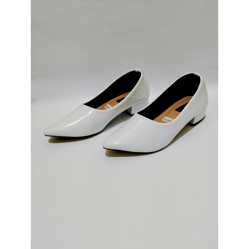 RZ 12 Sepatu pantofel wanita kekinian hak 3cm