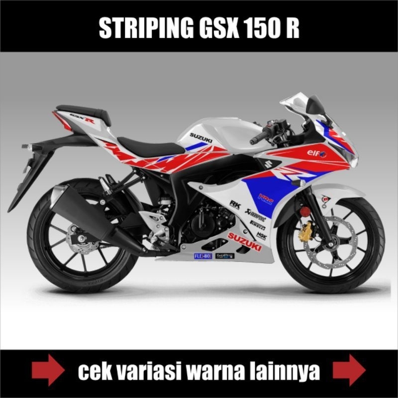 STRIPING SUZUKI GSX 150 R LIVERY FIREBLADE / DECAL STICKER GSX R 150 / STICKER MOTOR GSX 150R / AKSE