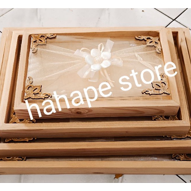 

Murah ISI 4 KOTAK KAYU HANTARAN PERNIKAHAN MEWAH