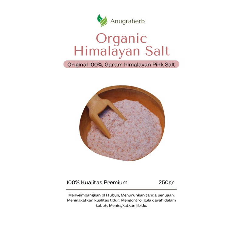 

Garam Himalayan salt (Pink salt)