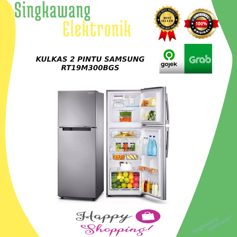 KULKAS 2 PINTU SAMSUNG RT19M300BGS