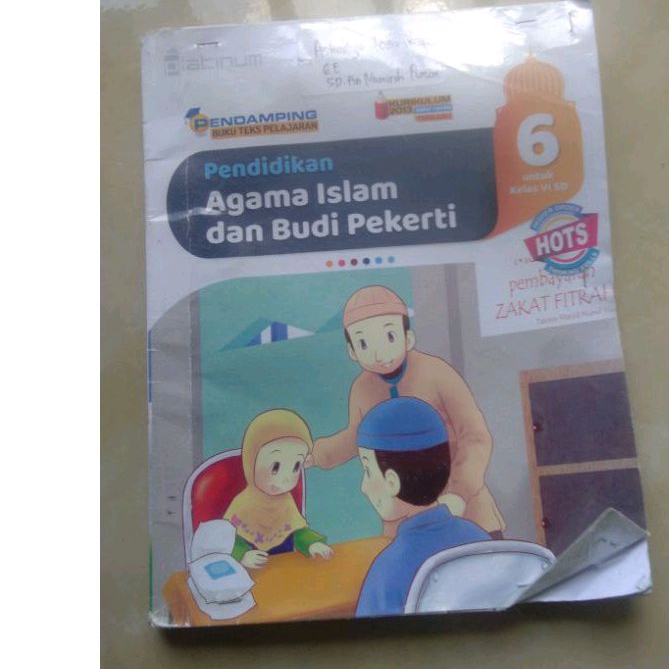 Preloved Buku Pendidikan Agama Islam Kelas 6 SD/MI Tiga Serangkai Platinum