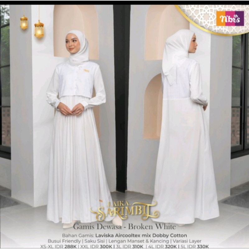 GAMIS LAIKA BROKEN WHITE